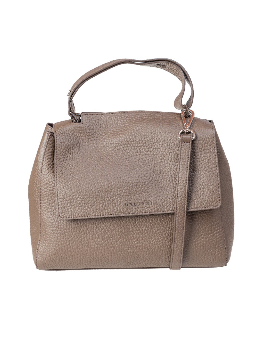 shop ORCIANI  Borsa: Orciani borsa a spalla media Sveva Soft in pelle martellata con tracolla.
Manico regolabile.
Tracolla regolabile.
Apertura a scomparsa sulla parte alta della patta.
Tasca interna con zip.
Due taschini interni aperti.
Chiusura con bottone magnetico.
Dettagli finitura nichel lucido.
Dimensioni: L 32cm x A 24cm x P 15cm.
Composizione: 100% pelle.
Made in Italy.. BT2006 SOF-LEGNO number 4172403